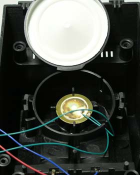 File:Coleco Pac-Man Mini-Arcade piezo buzzer and cone.jpg