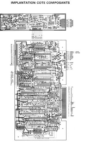 Philips VG5000 component layout (Service sa manual page 6)