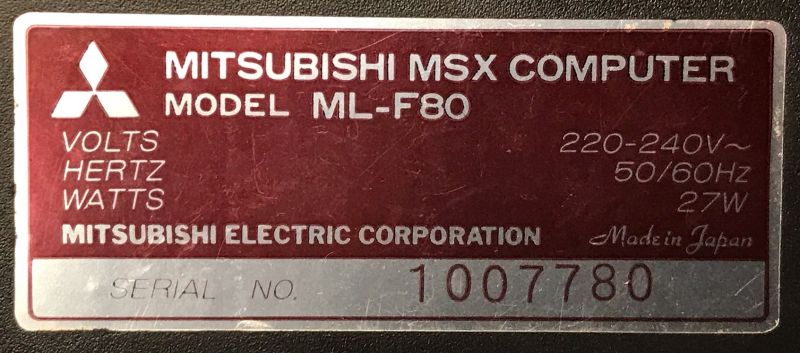 File:Mitsubishi ML-F80 rating label.jpg