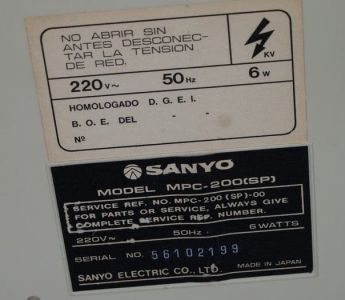 Labels on the base