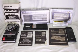 Radio Shack TRS-80 Pocket Computer PC-1 with printer and cassette interface (CalebGJ)