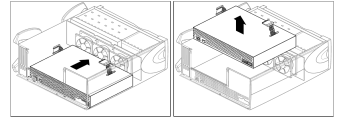 SGI Origin 200 power supply removal