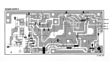 Philips NMS 8280 power supply board layout (service manual)