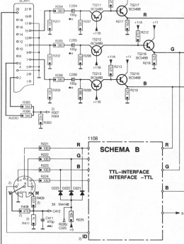 Atari SC1425 inputs (Philips schematic)