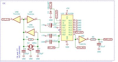 NES-001 CIC circuit (Schenk redraw)
