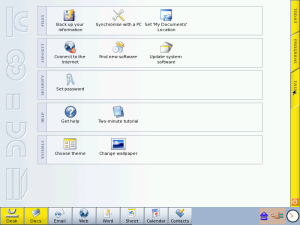 PsionLX soho image Tasks screen