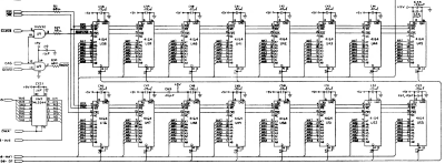 Commodore 128 schematic 310378 rev 6 sheet 4, system RAM U38-U53