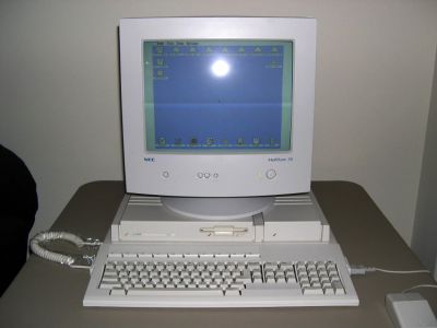 TT030 with keyboard and monitor