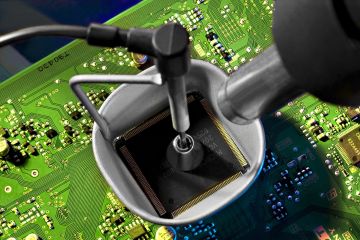 Desoldering with hot air