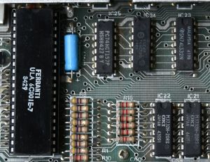 Sinclair ZX Spectrum Issue 4B ULA and IC1 socket