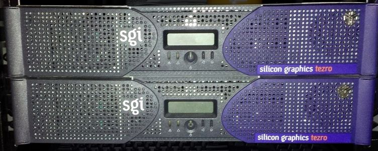 Two rackmount Tezro enclosures (Telecineguy, CC BY-SA 4.0)