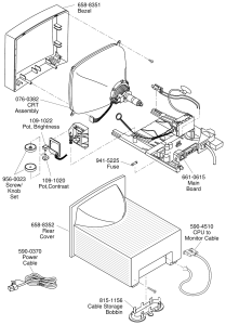 Exploded view with part numbers (Apple Service Source)
