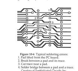 Logic board desoldering faults (Macintosh Repair and Upgrade Secrets Fig 10-6)