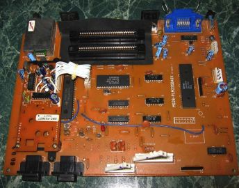VG 8020/20 main board (MS28-PLM235BA0X), with its PAL encoder board at the left