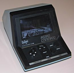 Epoch Astro Command, Made In Japan, Copyright 1982 (VFD Electronic Handheld Game)