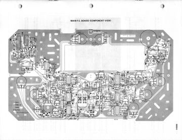 Magnavox Odyssey 400 BG7516 board layout (SM 6505)