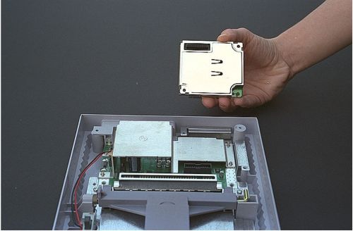 Super NES sound module lifted out (Nintendo ASC manual)