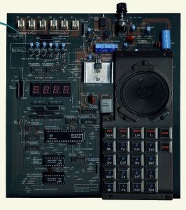 The main board with Option 1 fitted (photo: SharpMZ)