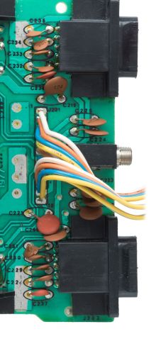 Atari 2600 six-switch motherboard controller ports and J201