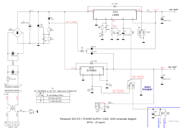Panasonic FZ-1 power supply schematic