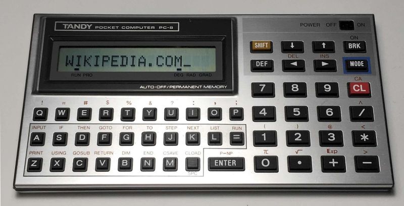 File:Tandy PC-8 Pocket Computer (Jcassara86).jpg