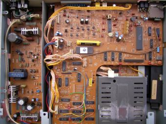 Sanyo MPC-25FD inside, upper board