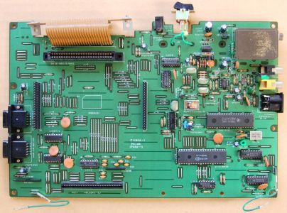 Main board with the CPU board removed