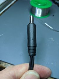 Atari Jaguar adaptor plug repair, finished plug (James Jones)