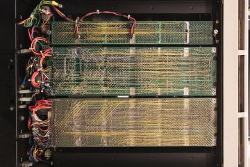 DEC PDP-11-34 backplane wire-wrap side